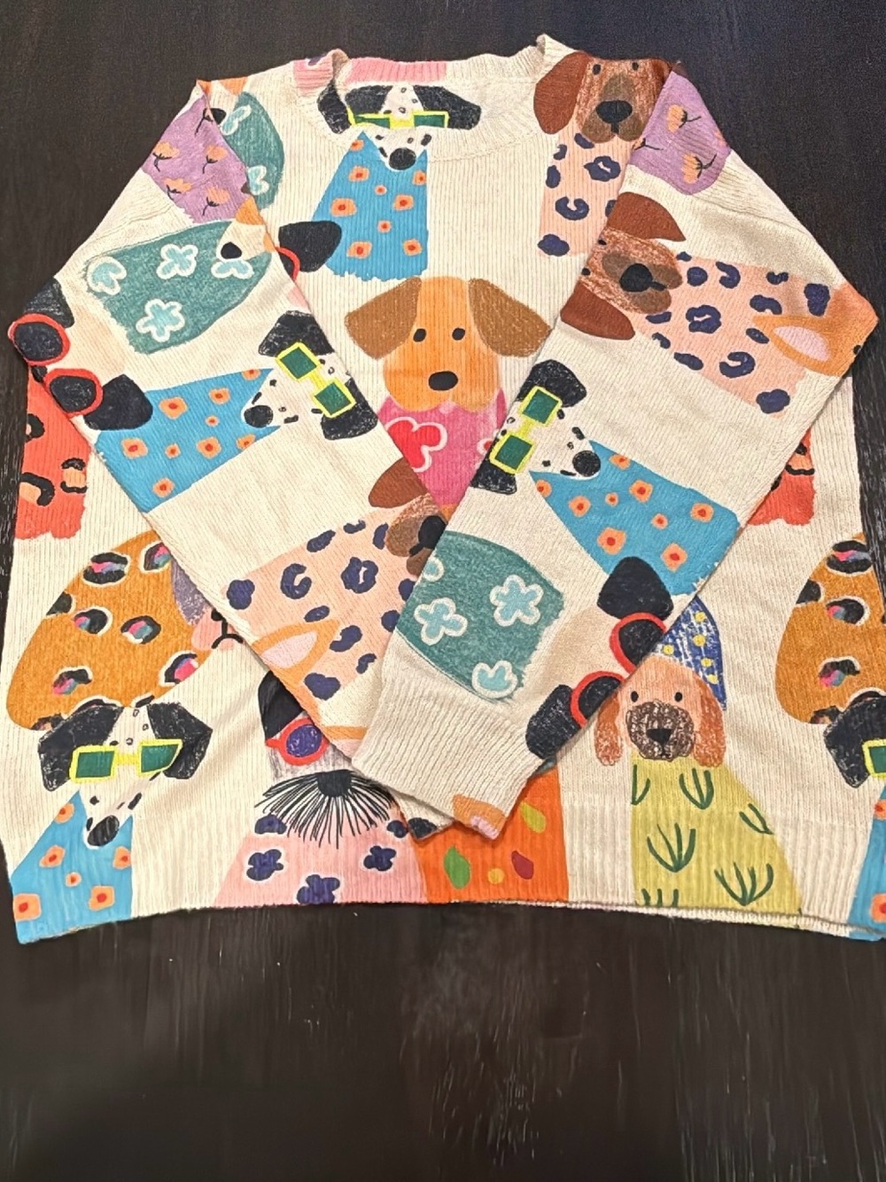 Cute Multicolor Dog Sweater